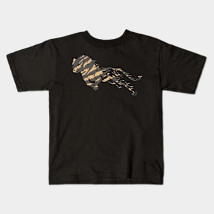 Jumping Cheetah Kids T-Shirt